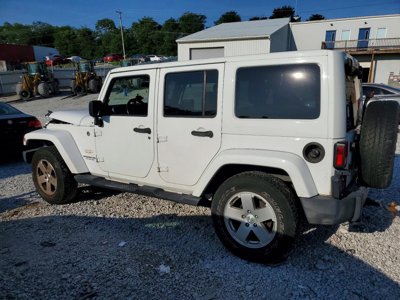 2012 Jeep Wrangler Unlimited Sahara Белый vin: 1C4HJWEG8CL139112