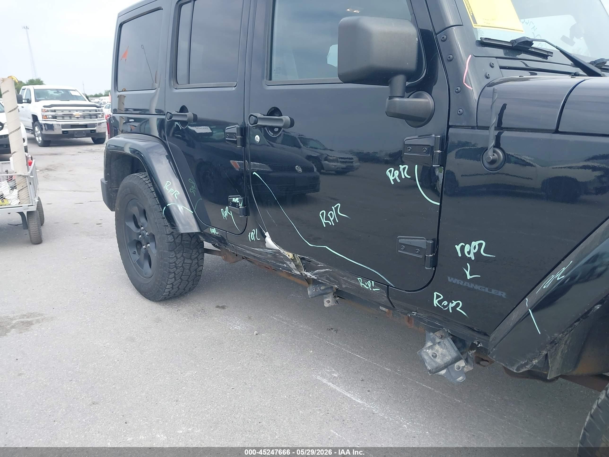 2014 Jeep Wrangler Unlimited Dragon Edition Black vin: 1C4HJWEG8EL161078