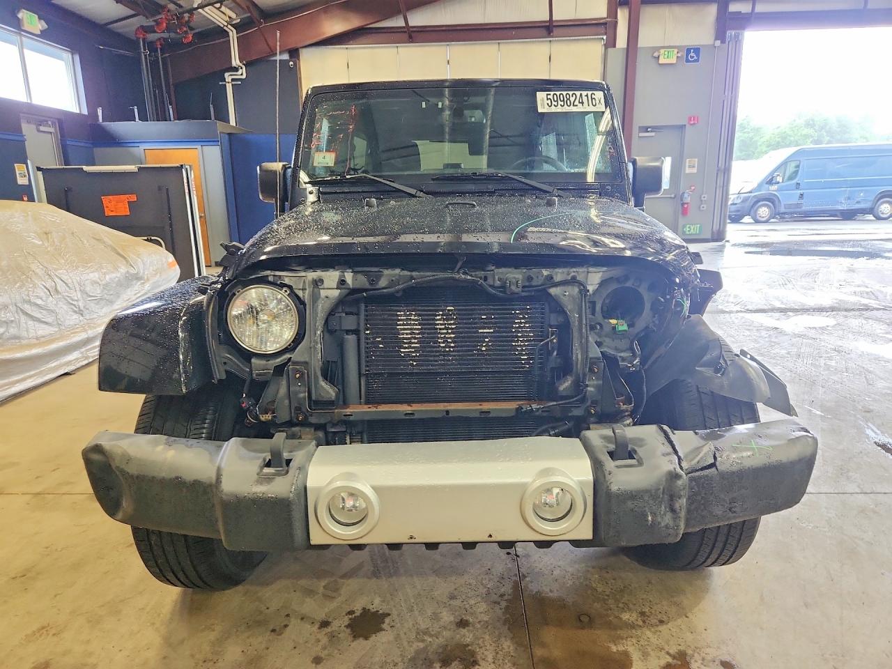 2015 Jeep Wrangler Unlimited Sahara Black vin: 1C4HJWEG8FL545279