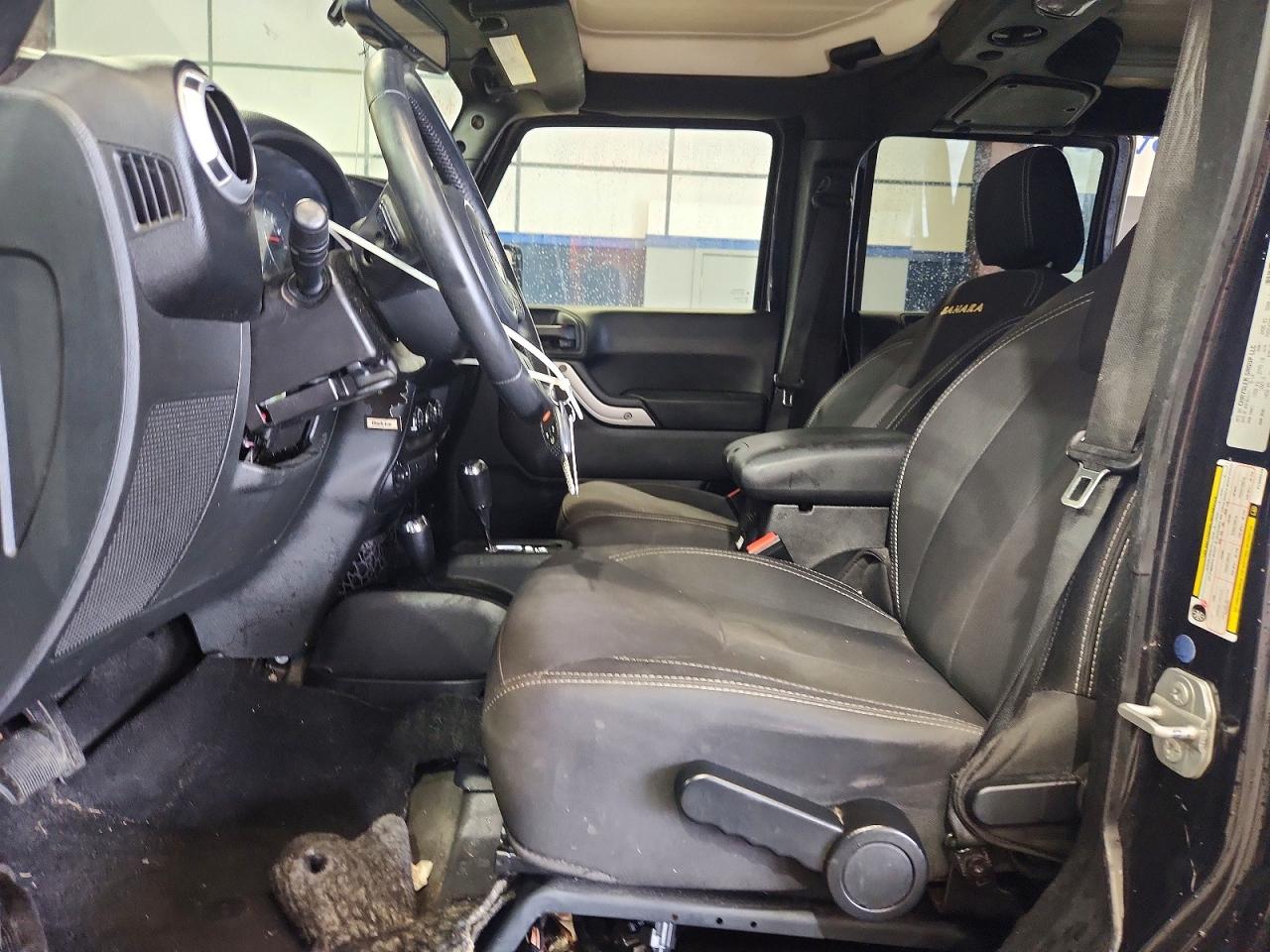 2015 Jeep Wrangler Unlimited Sahara Black vin: 1C4HJWEG8FL545279