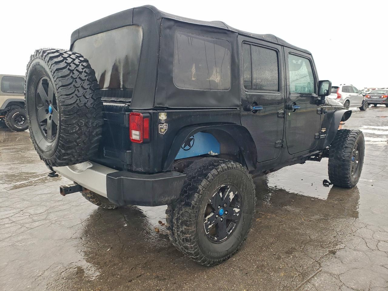 2012 Jeep Wrangler Unlimited Sahara Black vin: 1C4HJWEG9CL209474