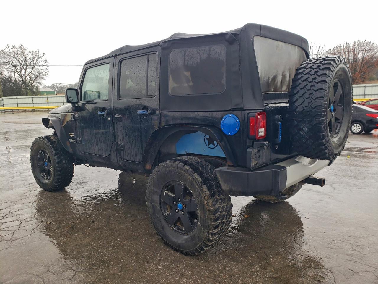 2012 Jeep Wrangler Unlimited Sahara Black vin: 1C4HJWEG9CL209474