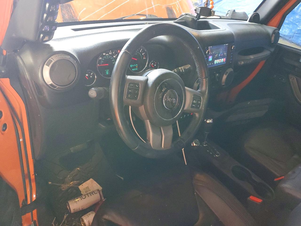2013 Jeep Wrangler Unlimited Sahara Оранжевый vin: 1C4HJWEG9DL565022