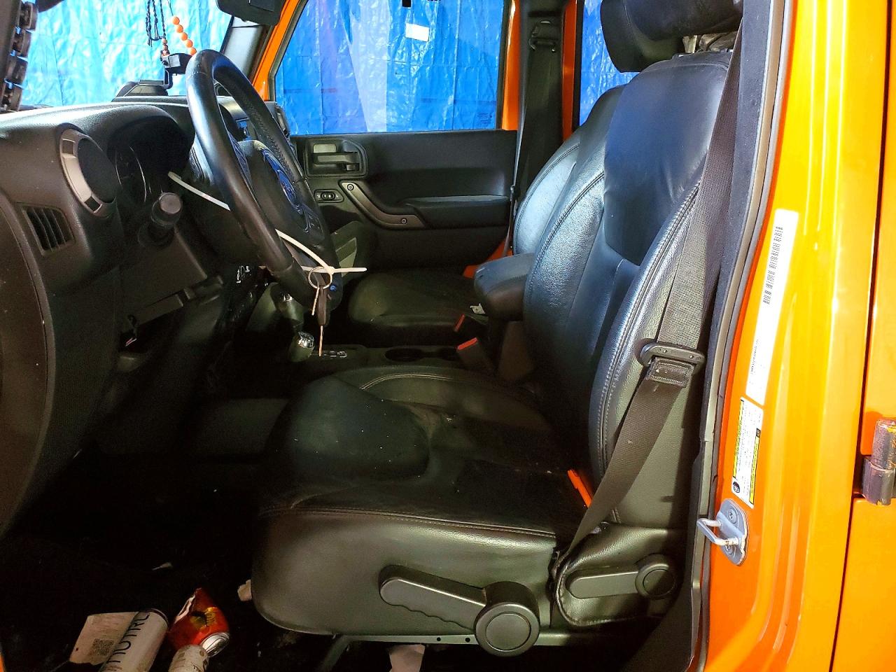 2013 Jeep Wrangler Unlimited Sahara Оранжевый vin: 1C4HJWEG9DL565022