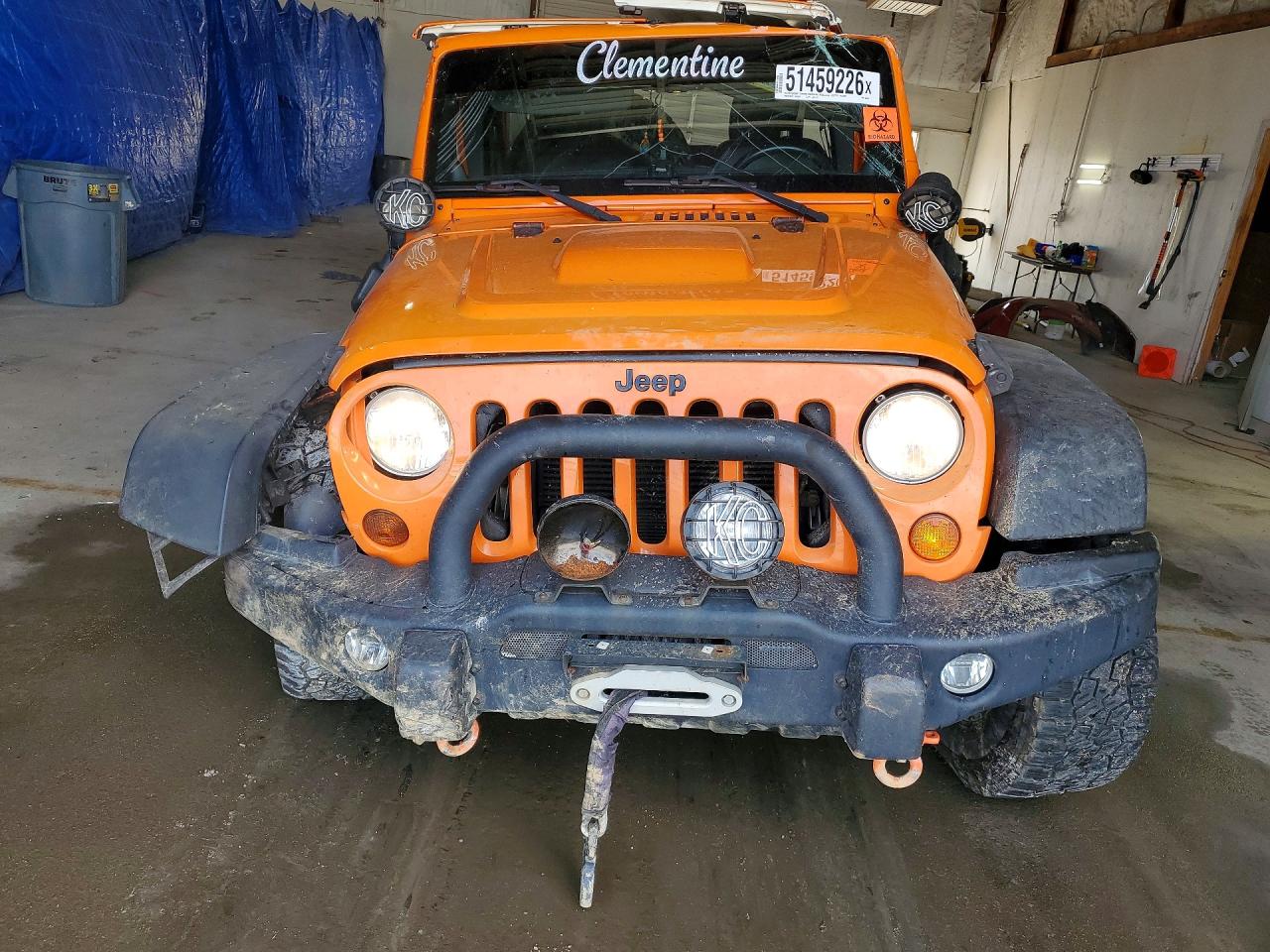 2013 Jeep Wrangler Unlimited Sahara Оранжевый vin: 1C4HJWEG9DL565022