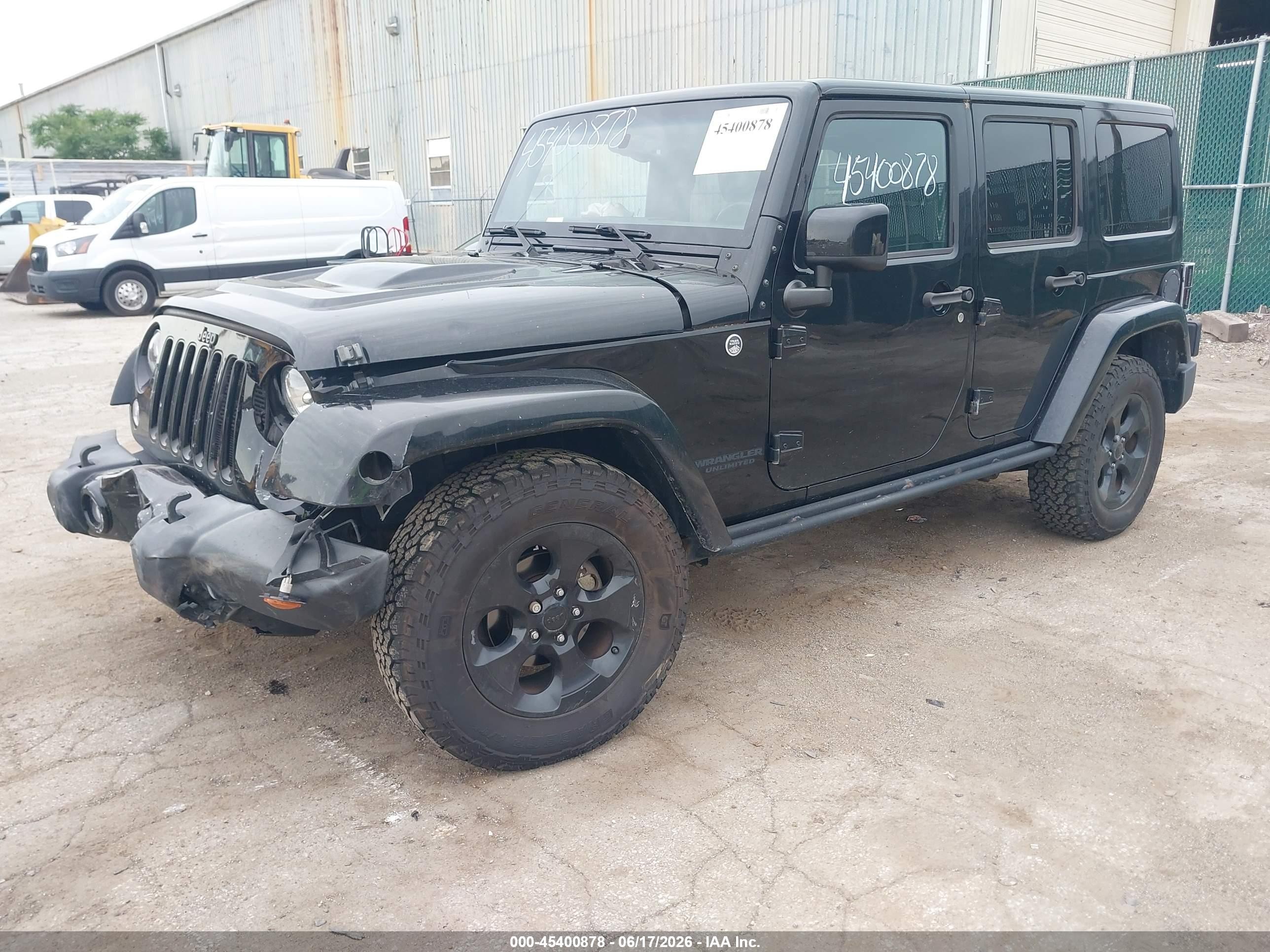 2015 Jeep Wrangler Unlimited Altitude Black vin: 1C4HJWEG9FL744647