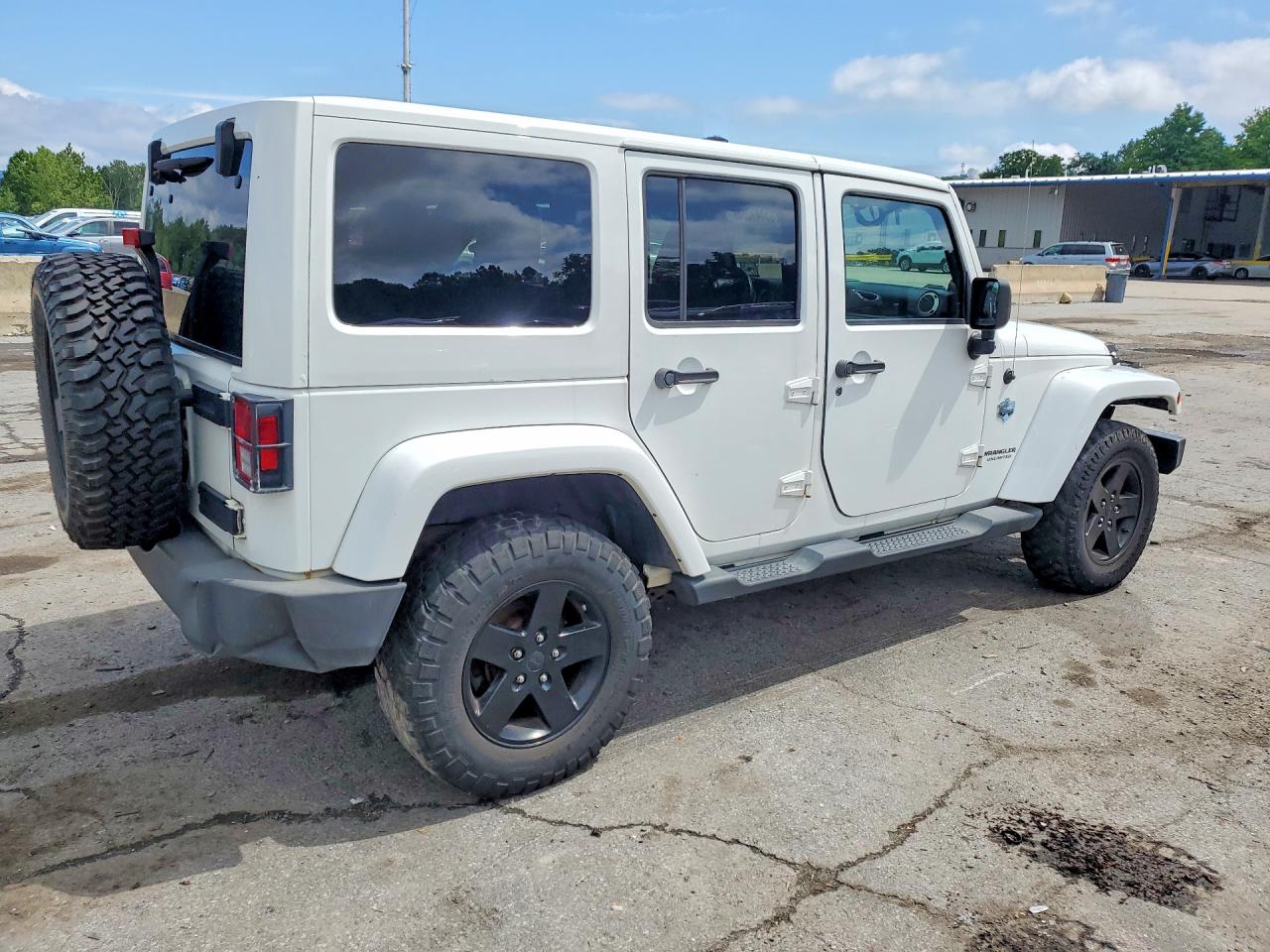 2012 Jeep Wrangler Unlimited Sahara Белый vin: 1C4HJWEGXCL146501
