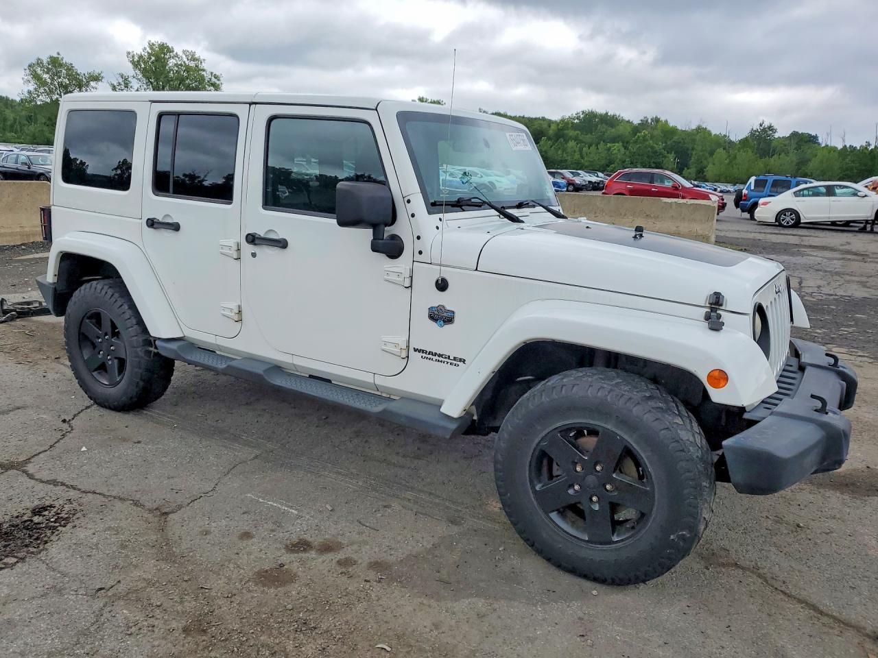 2012 Jeep Wrangler Unlimited Sahara Белый vin: 1C4HJWEGXCL146501
