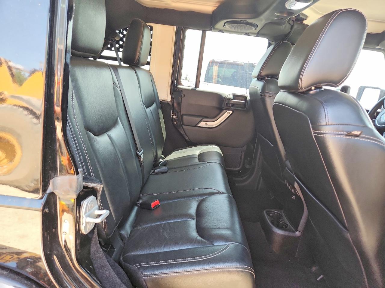 2014 Jeep Wrangler Unlimited Sahara Black vin: 1C4HJWEGXEL126056