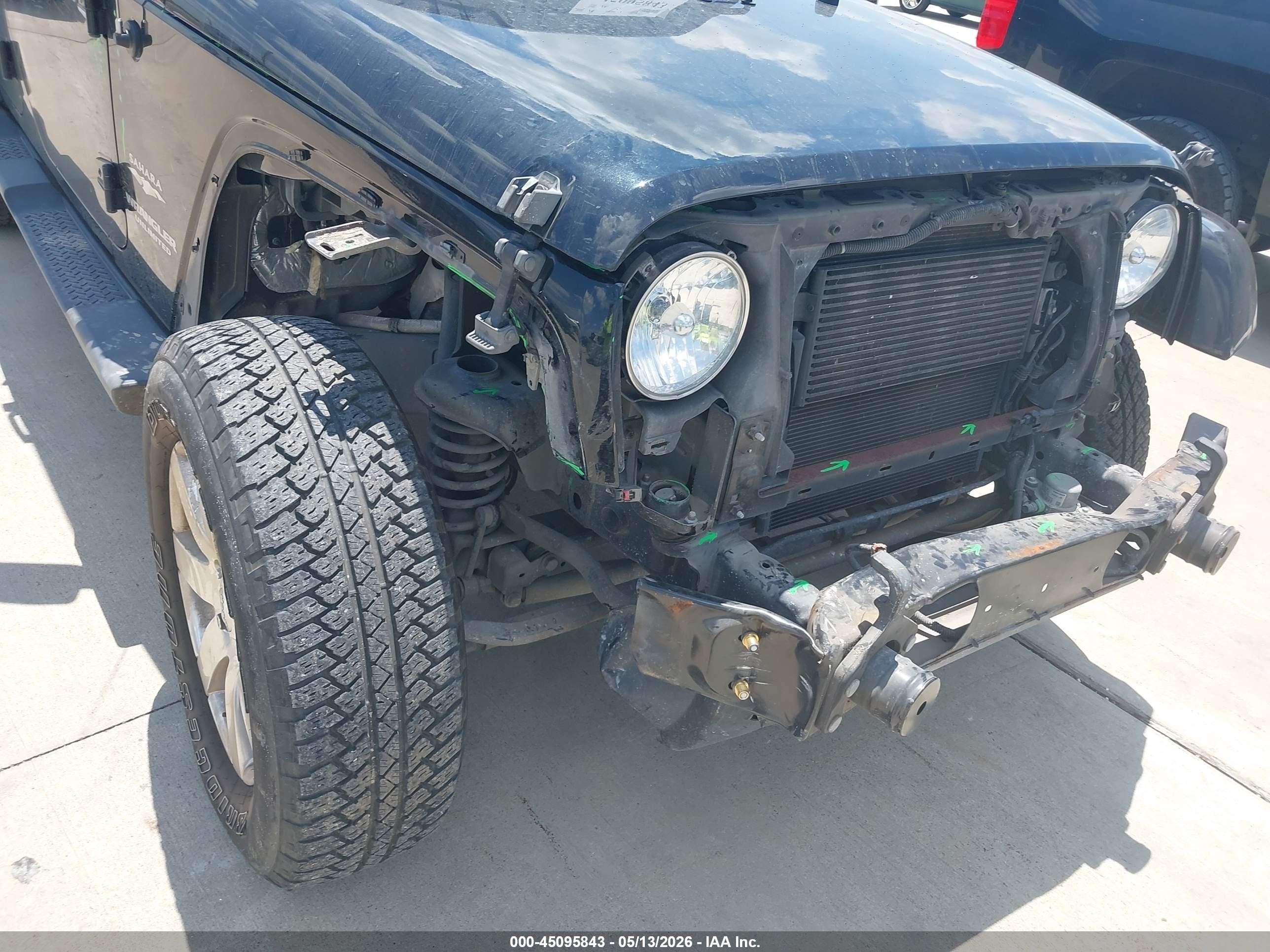 2015 Jeep Wrangler Unlimited Sahara Black vin: 1C4HJWEGXFL674690