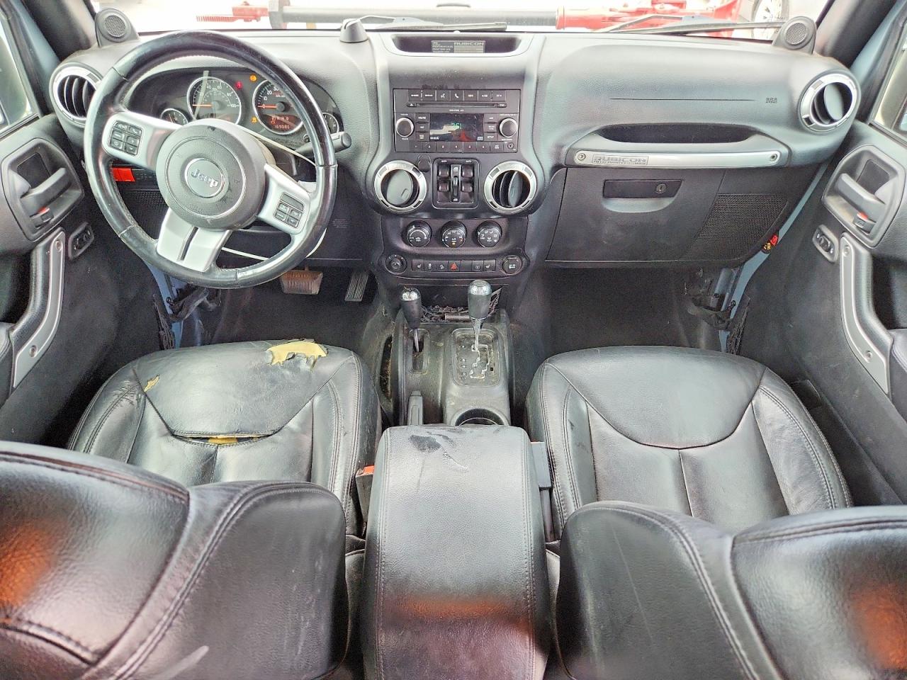 2013 Jeep Wrangler Unlimited Rubicon Gray vin: 1C4HJWFG0DL646988