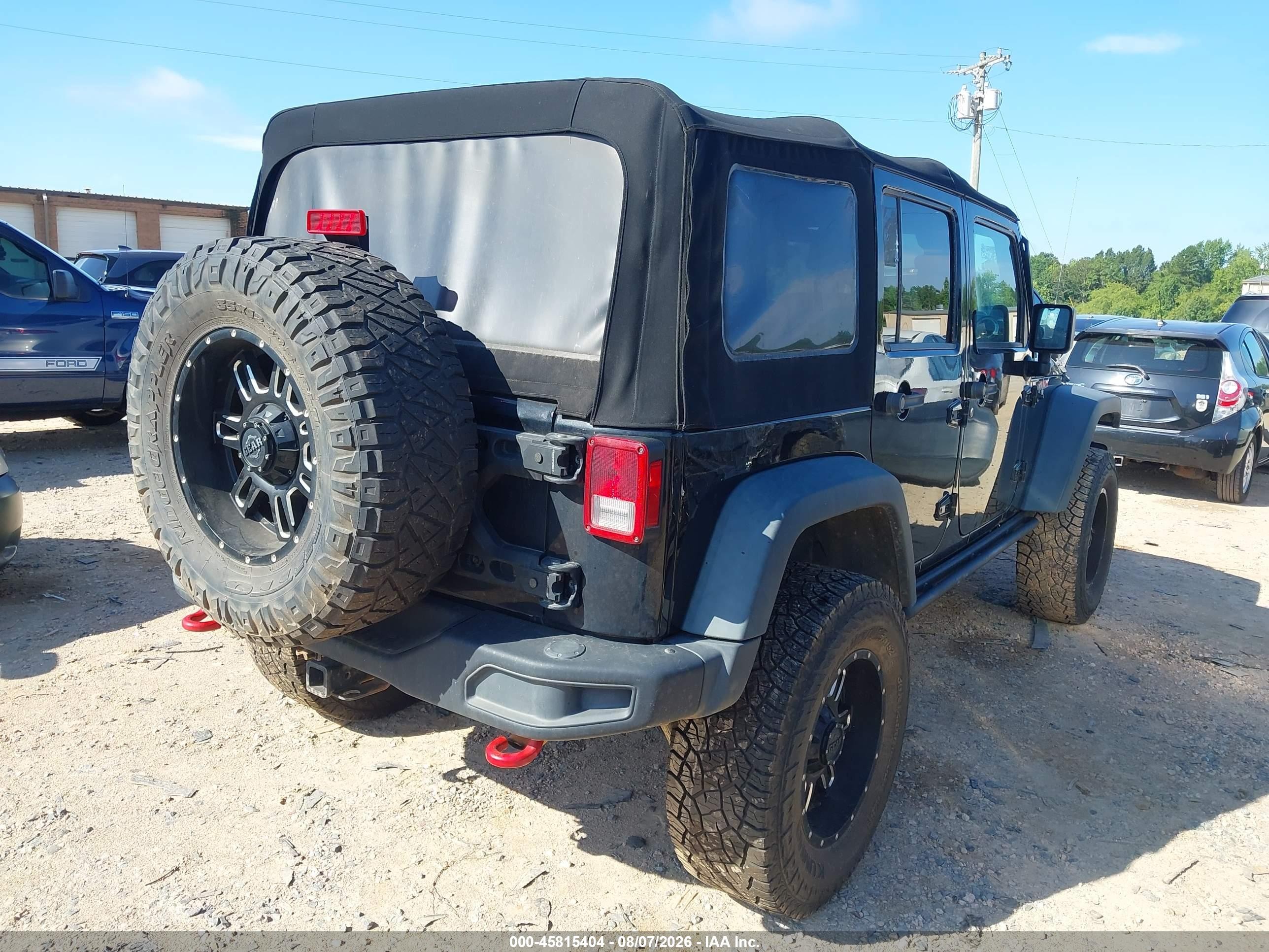 2014 Jeep Wrangler Unlimited Rubicon X Black vin: 1C4HJWFG0EL233471
