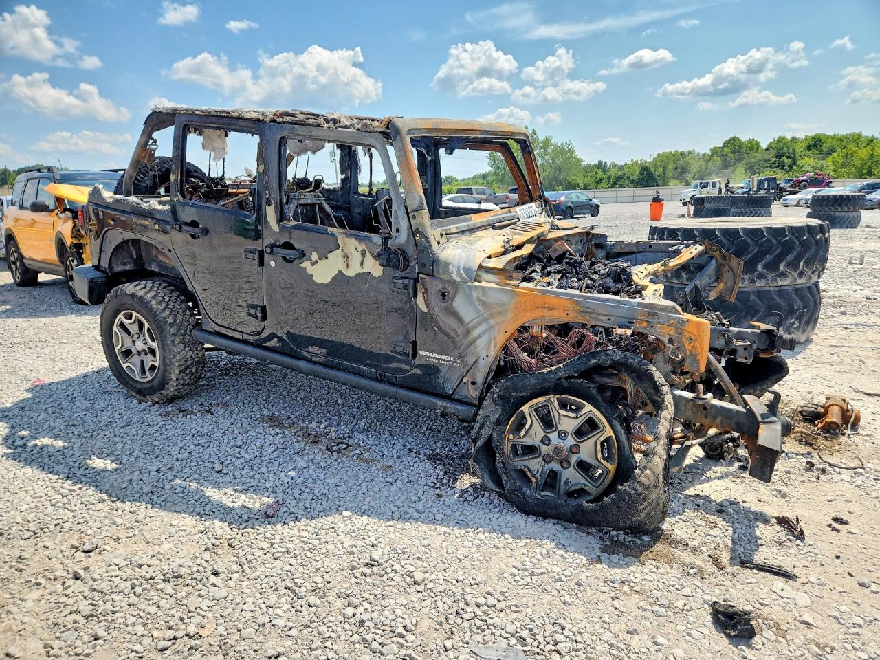 2014 Jeep Wrangler Unlimited Rubicon Black vin: 1C4HJWFG3EL297004