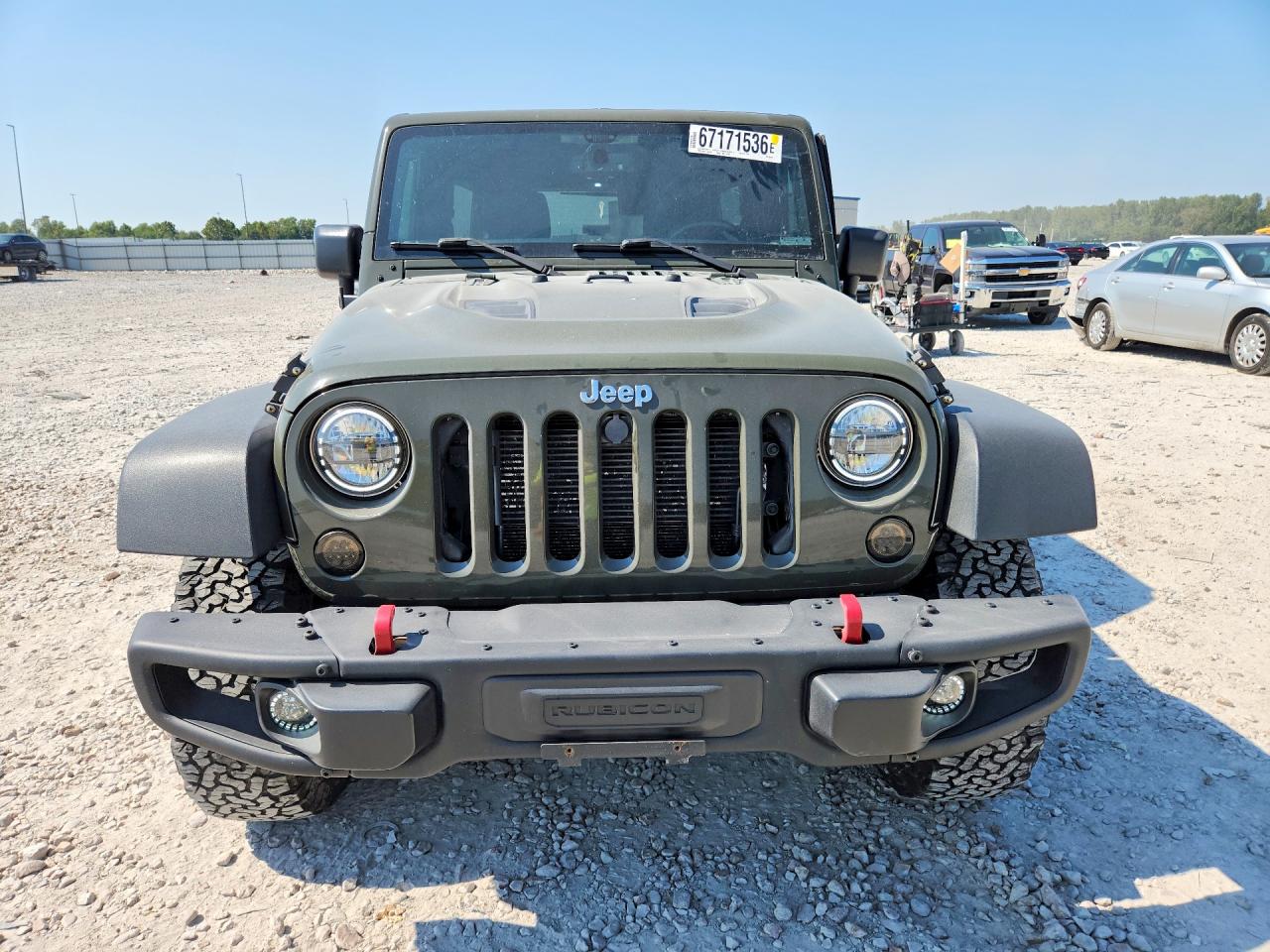 2015 Jeep Wrangler Unlimited Rubicon Green vin: 1C4HJWFG4FL584269