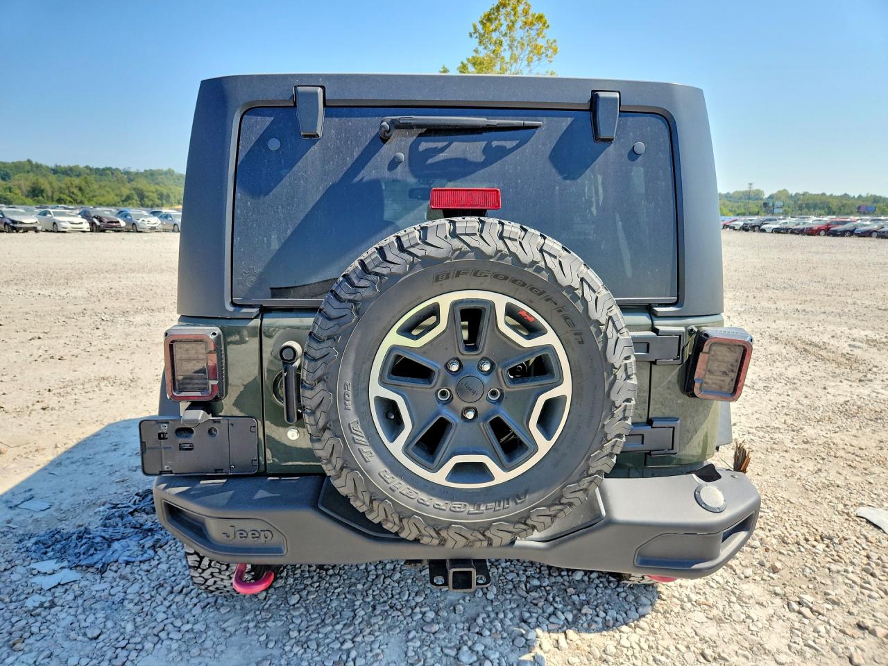 2015 Jeep Wrangler Unlimited Rubicon Green vin: 1C4HJWFG4FL584269