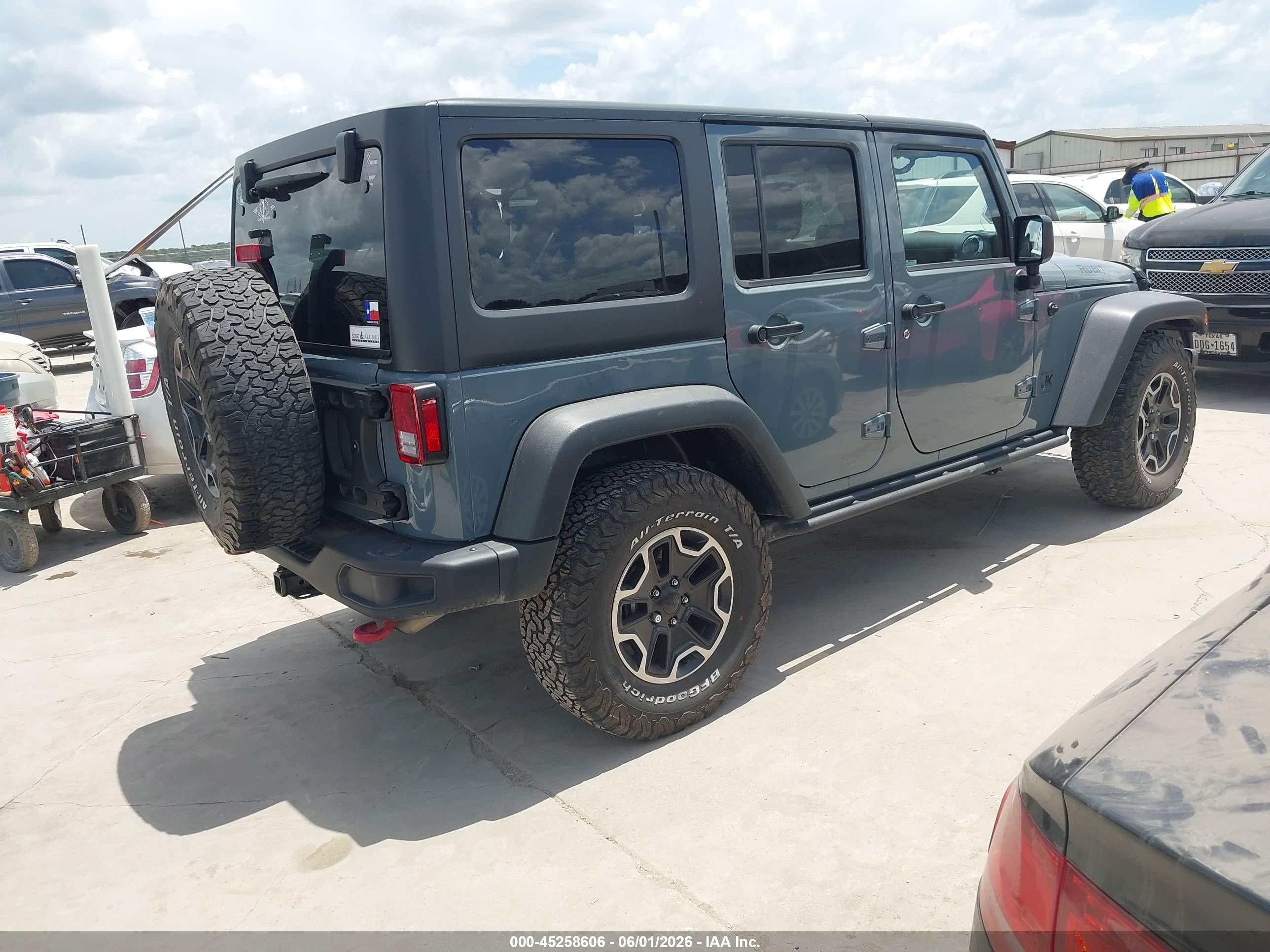 2015 Jeep Wrangler Unlimited Rubicon Hard Rock Blue vin: 1C4HJWFG5FL648240