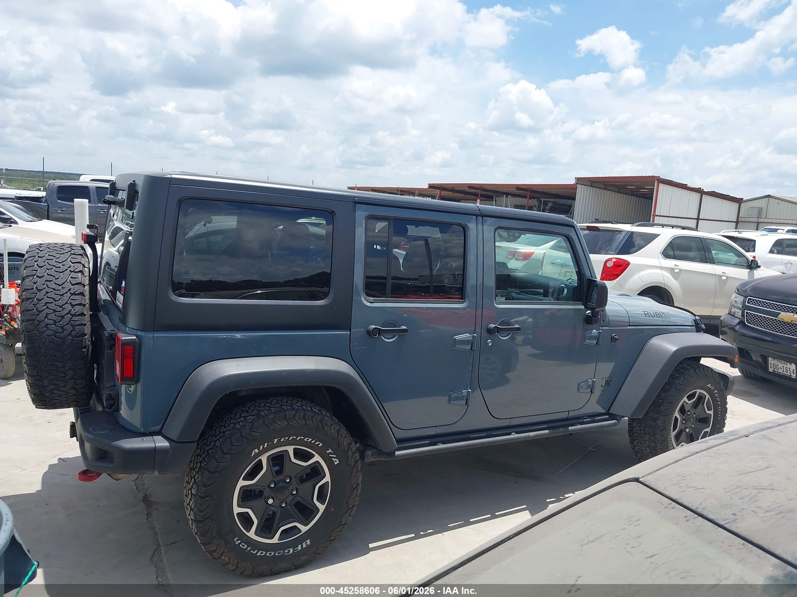 2015 Jeep Wrangler Unlimited Rubicon Hard Rock Blue vin: 1C4HJWFG5FL648240
