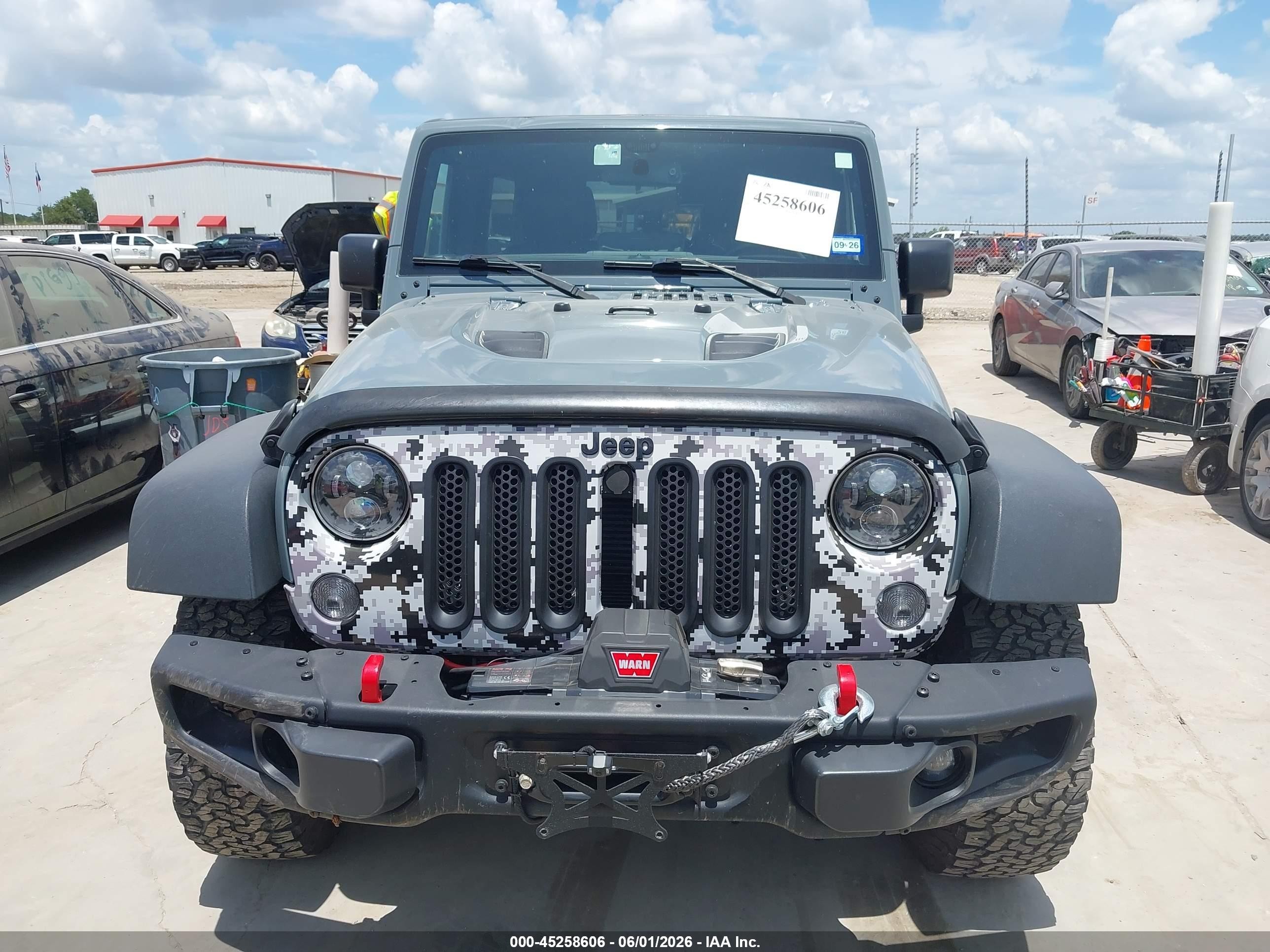 2015 Jeep Wrangler Unlimited Rubicon Hard Rock Blue vin: 1C4HJWFG5FL648240