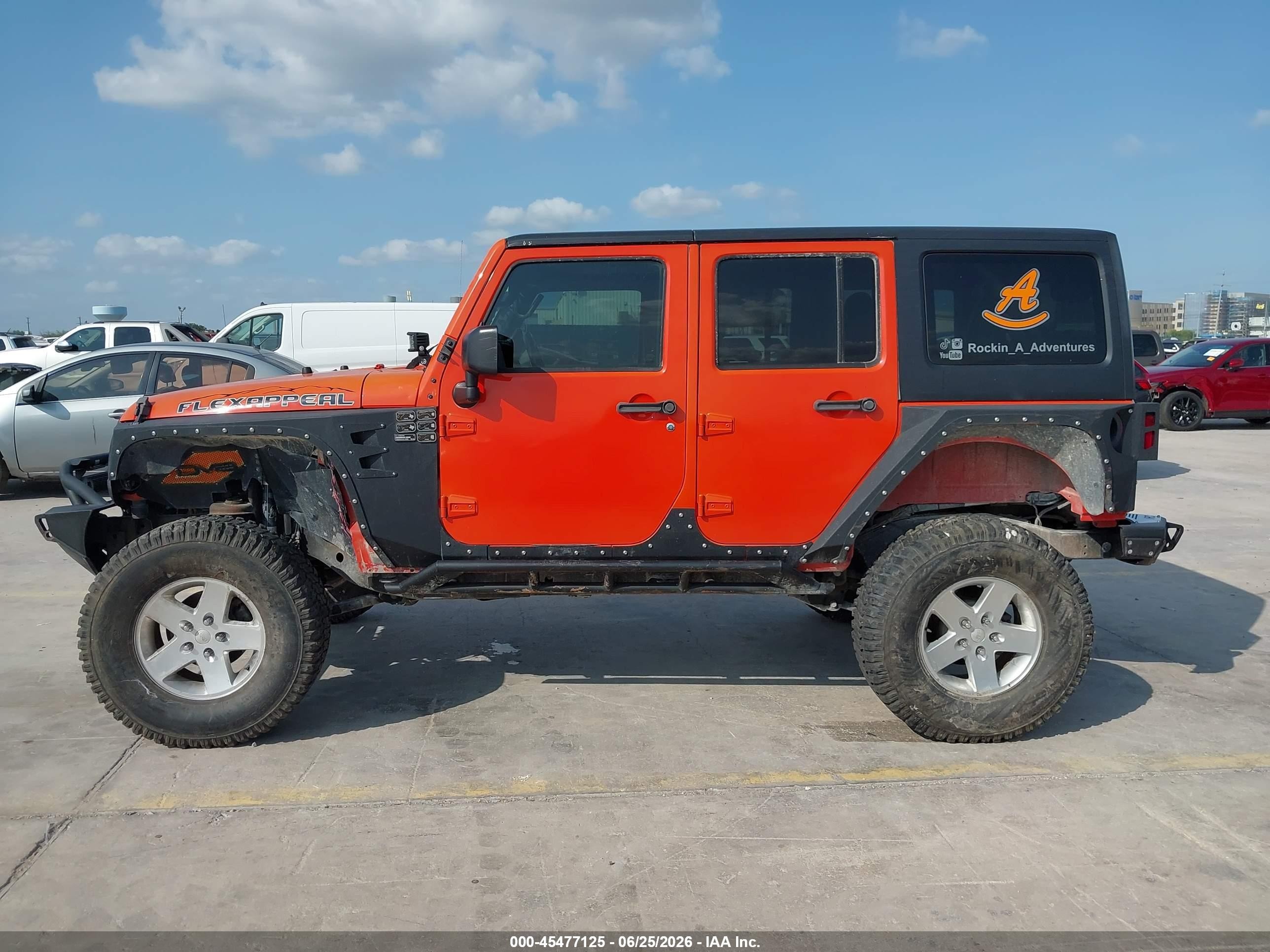 2015 Jeep Wrangler Unlimited Rubicon Orange vin: 1C4HJWFG5FL734535