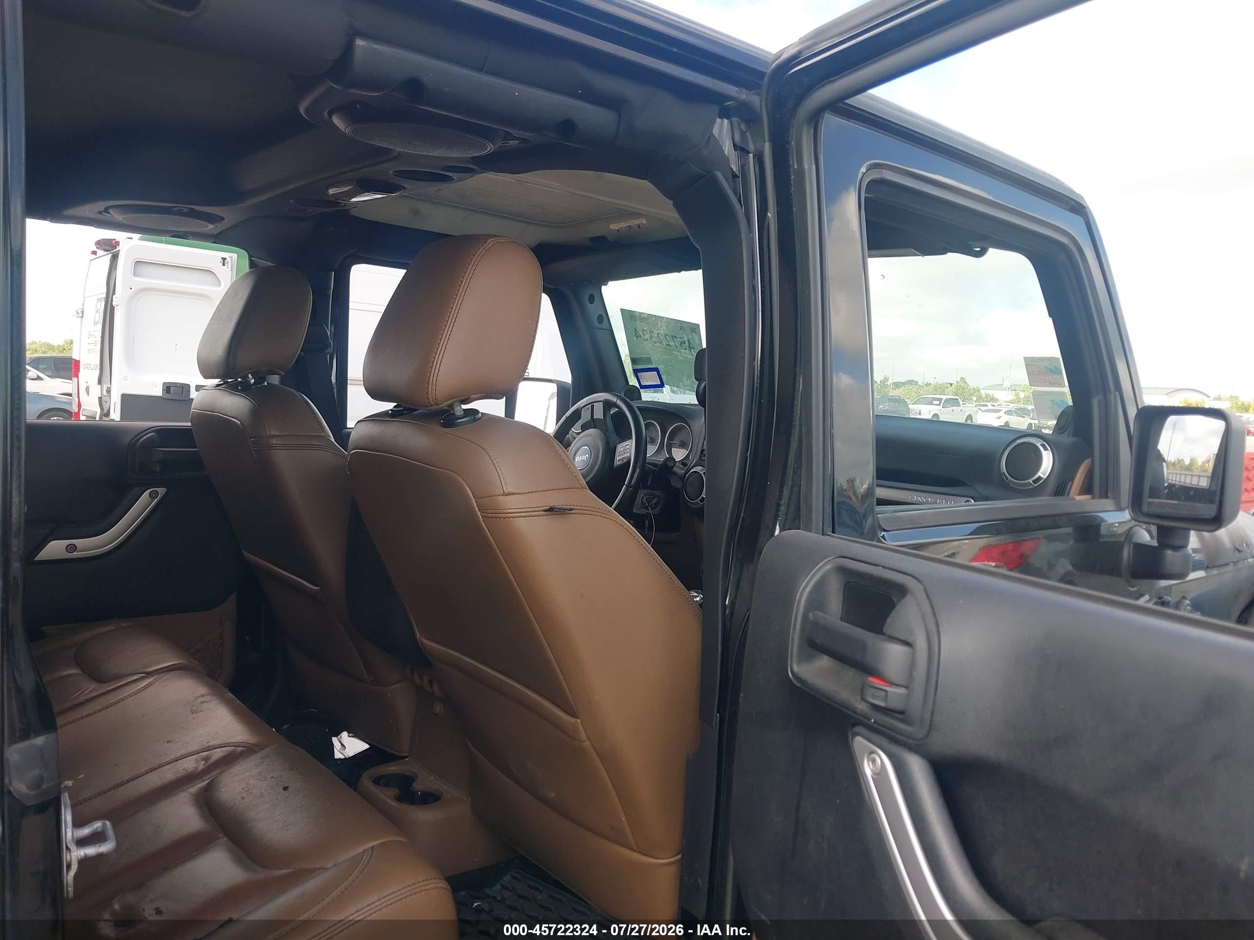 2013 Jeep Wrangler Unlimited Rubicon Black vin: 1C4HJWFG6DL524443