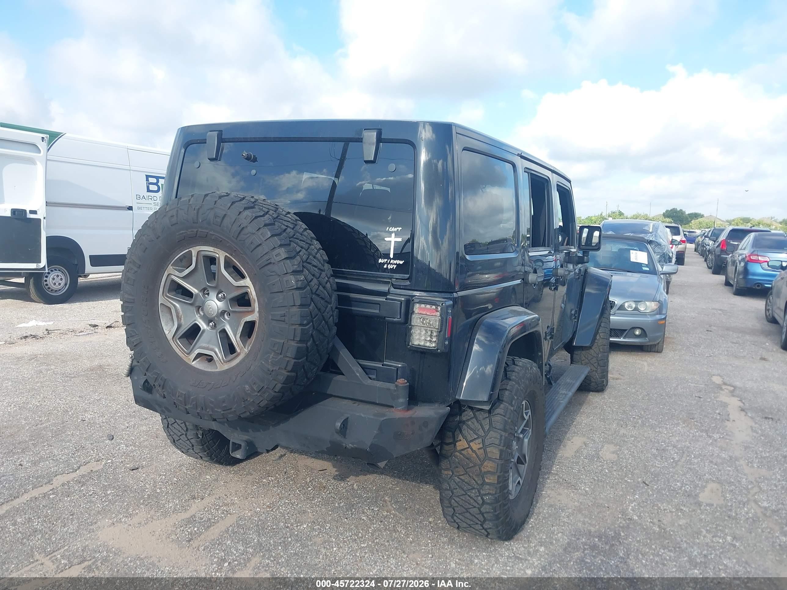 2013 Jeep Wrangler Unlimited Rubicon Black vin: 1C4HJWFG6DL524443