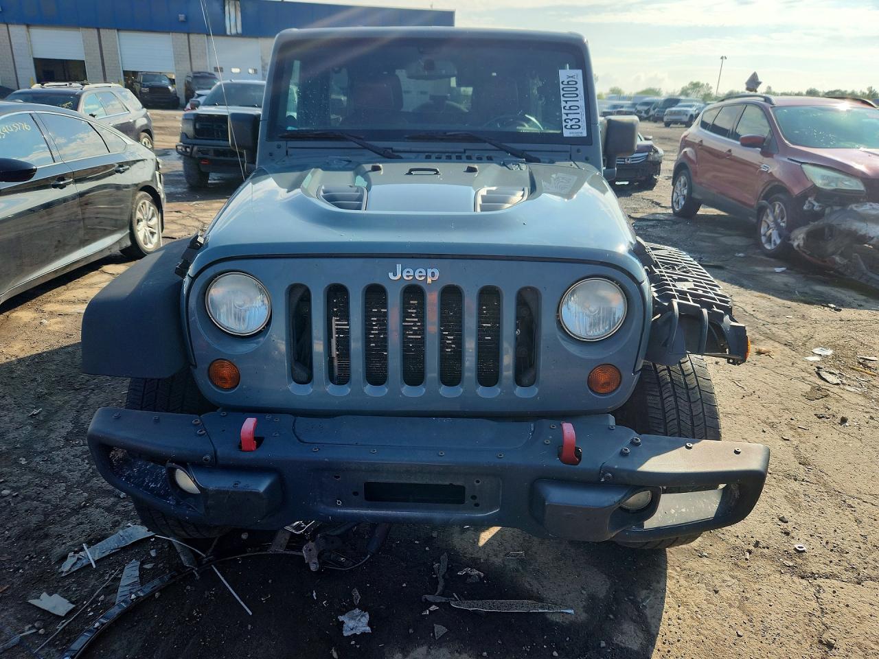 2013 Jeep Wrangler Unlimited Rubicon Бирюзовый vin: 1C4HJWFG7DL665487