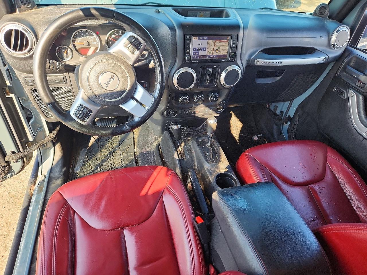 2013 Jeep Wrangler Unlimited Rubicon Бирюзовый vin: 1C4HJWFG7DL665487
