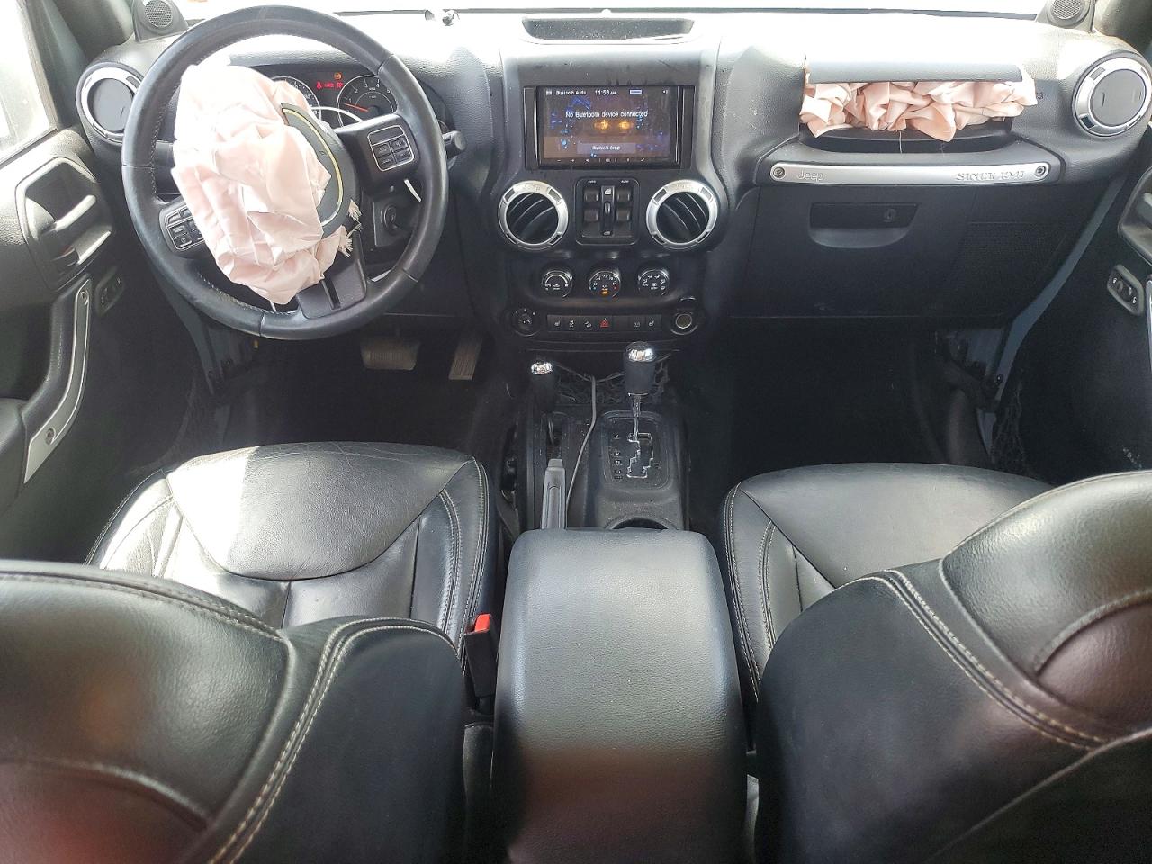 2014 Jeep Wrangler Unlimited Rubicon Gray vin: 1C4HJWFG7EL166335