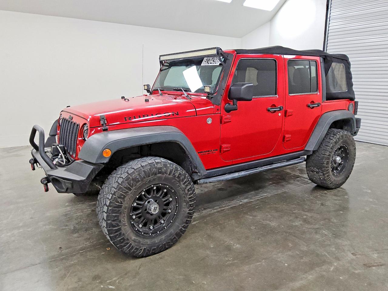 2014 Jeep Wrangler Unlimited Rubicon Red vin: 1C4HJWFG8EL118357