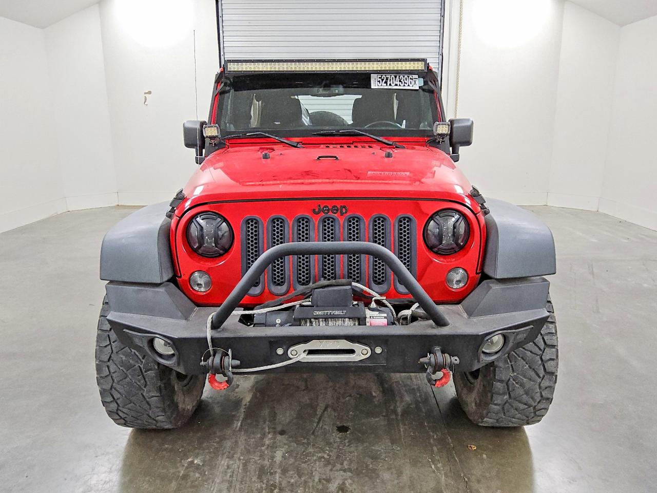 2014 Jeep Wrangler Unlimited Rubicon Red vin: 1C4HJWFG8EL118357
