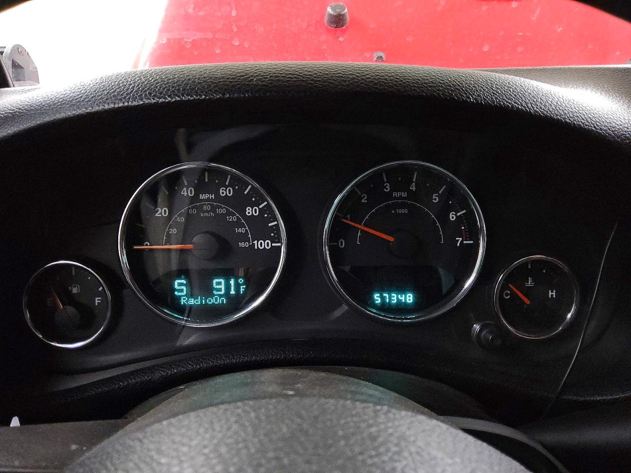 2014 Jeep Wrangler Unlimited Rubicon Red vin: 1C4HJWFG8EL118357