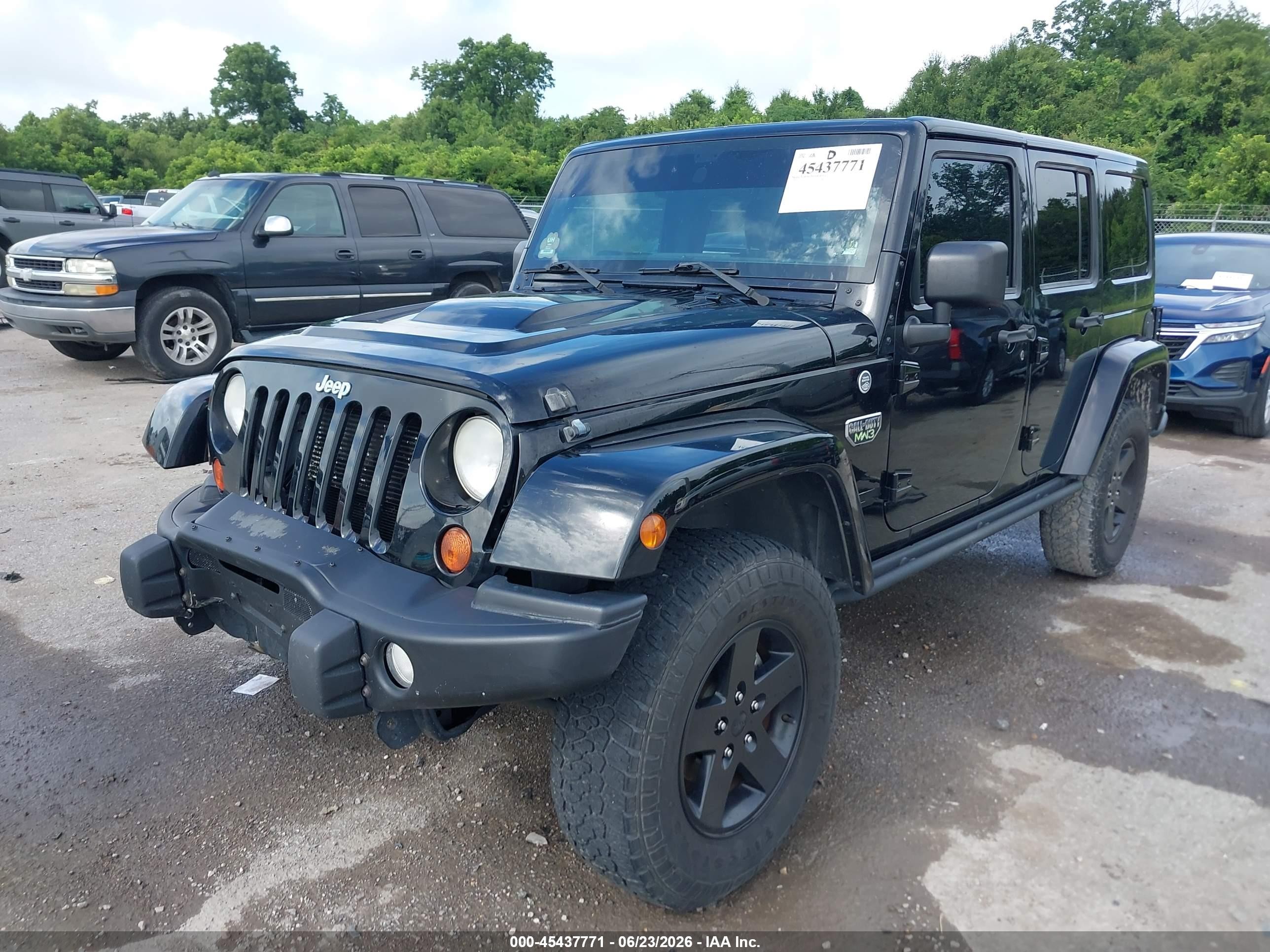 2012 Jeep Wrangler Unlimited Rubicon Black vin: 1C4HJWFGXCL191954