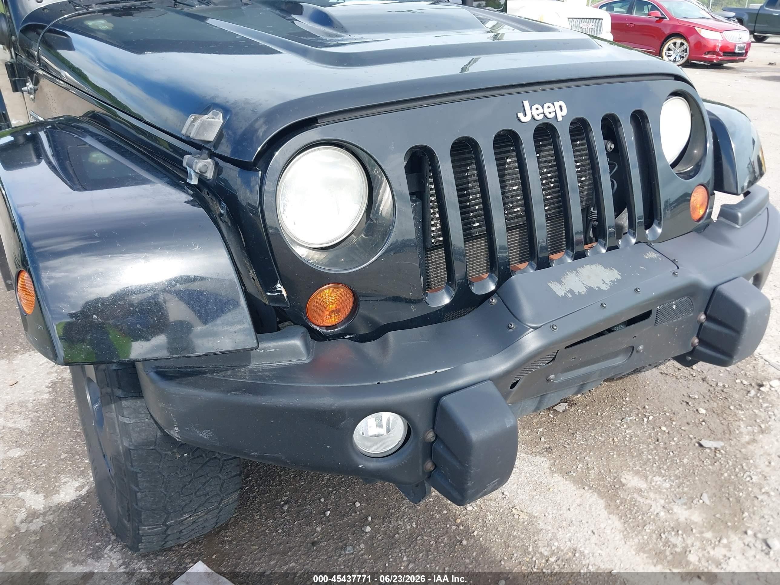 2012 Jeep Wrangler Unlimited Rubicon Black vin: 1C4HJWFGXCL191954