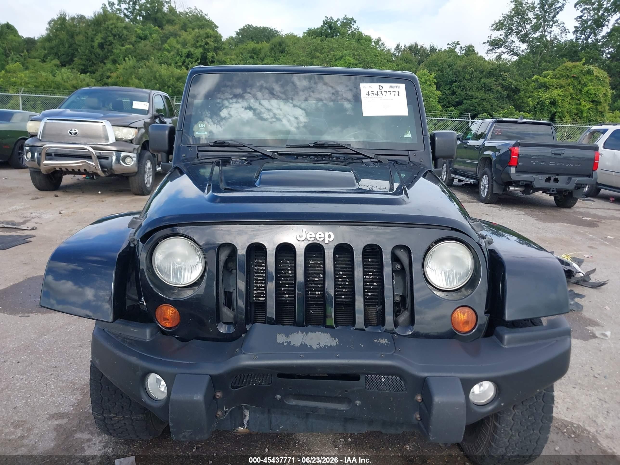 2012 Jeep Wrangler Unlimited Rubicon Black vin: 1C4HJWFGXCL191954