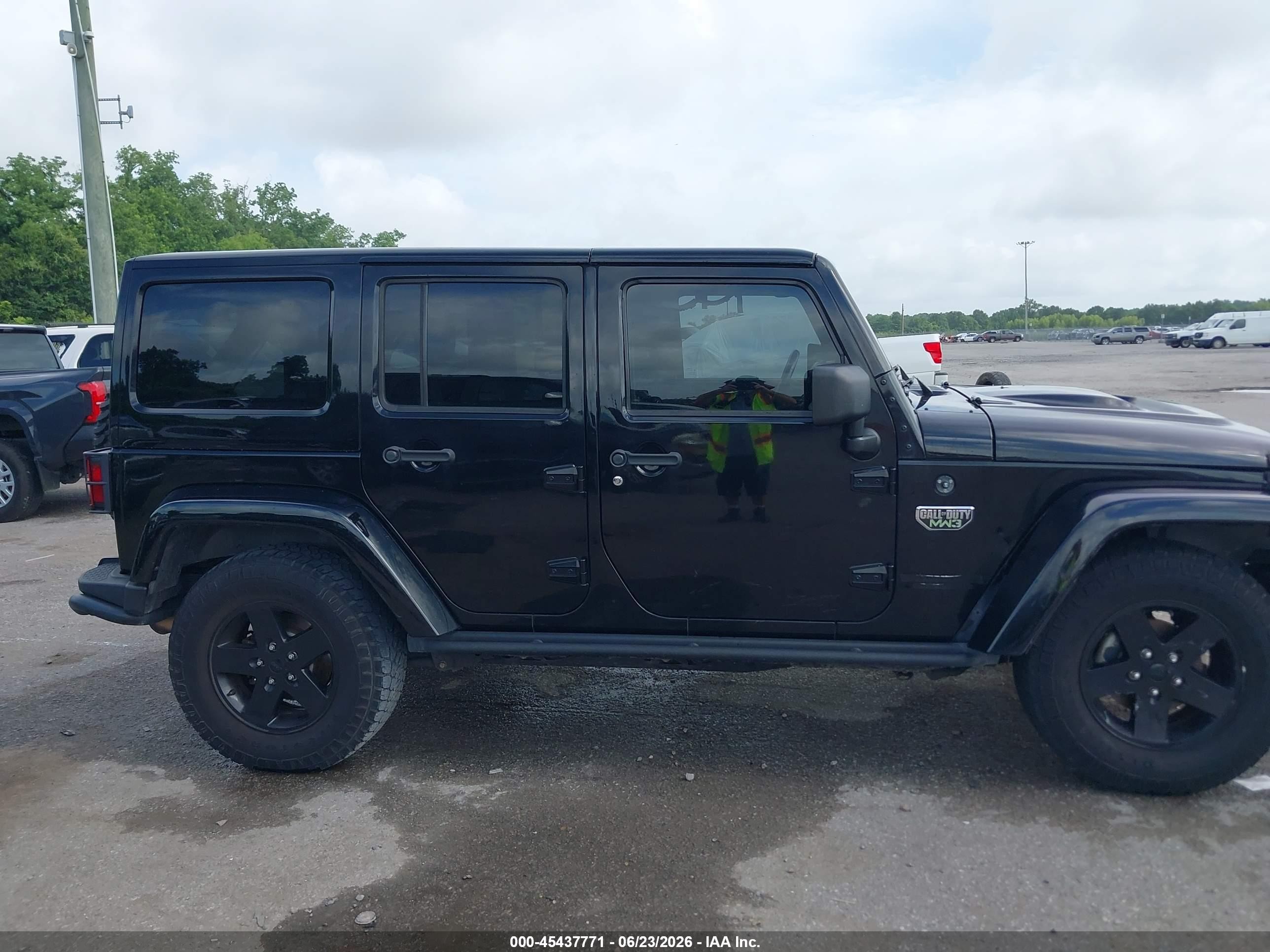 2012 Jeep Wrangler Unlimited Rubicon Black vin: 1C4HJWFGXCL191954
