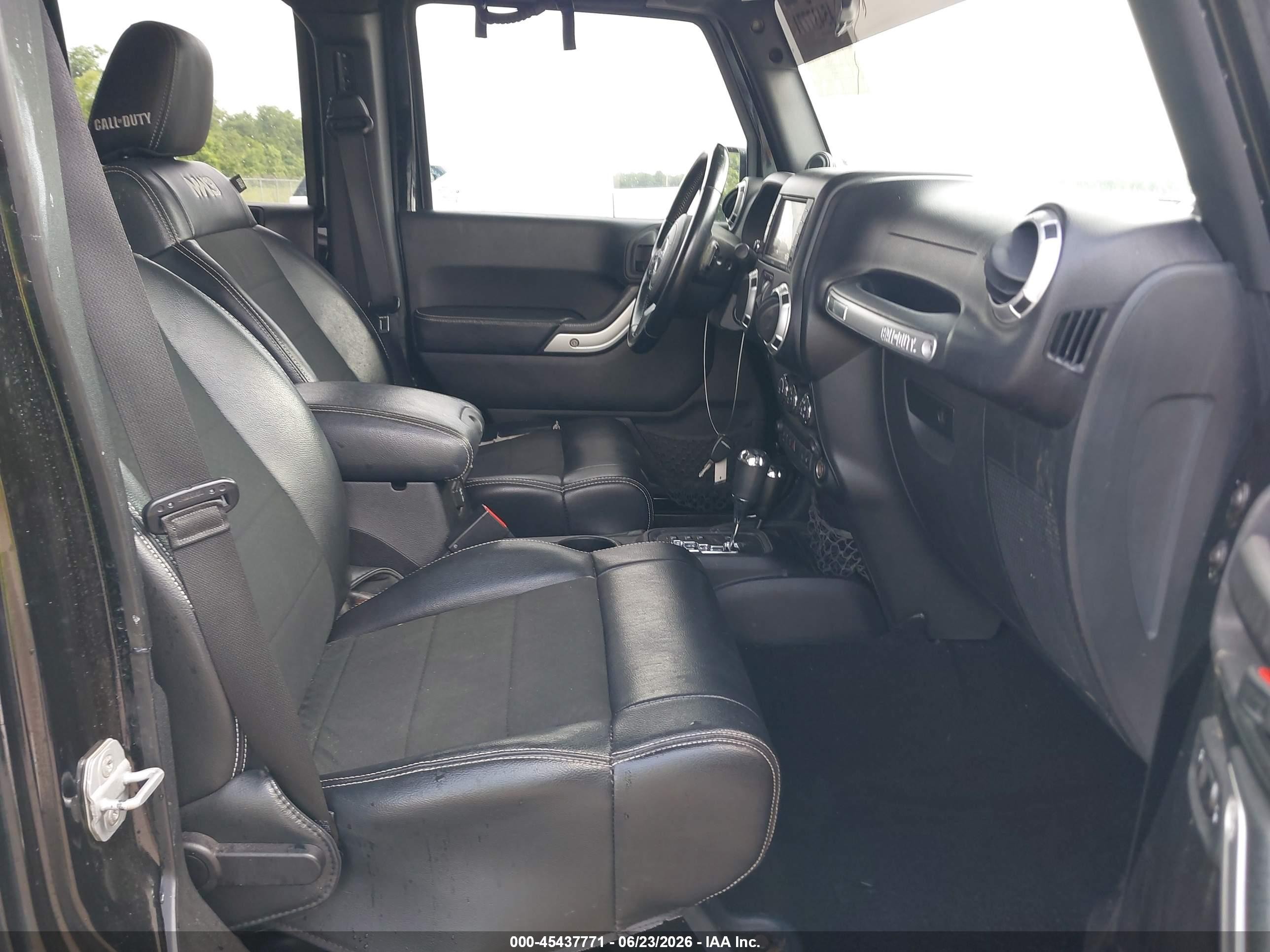 2012 Jeep Wrangler Unlimited Rubicon Black vin: 1C4HJWFGXCL191954