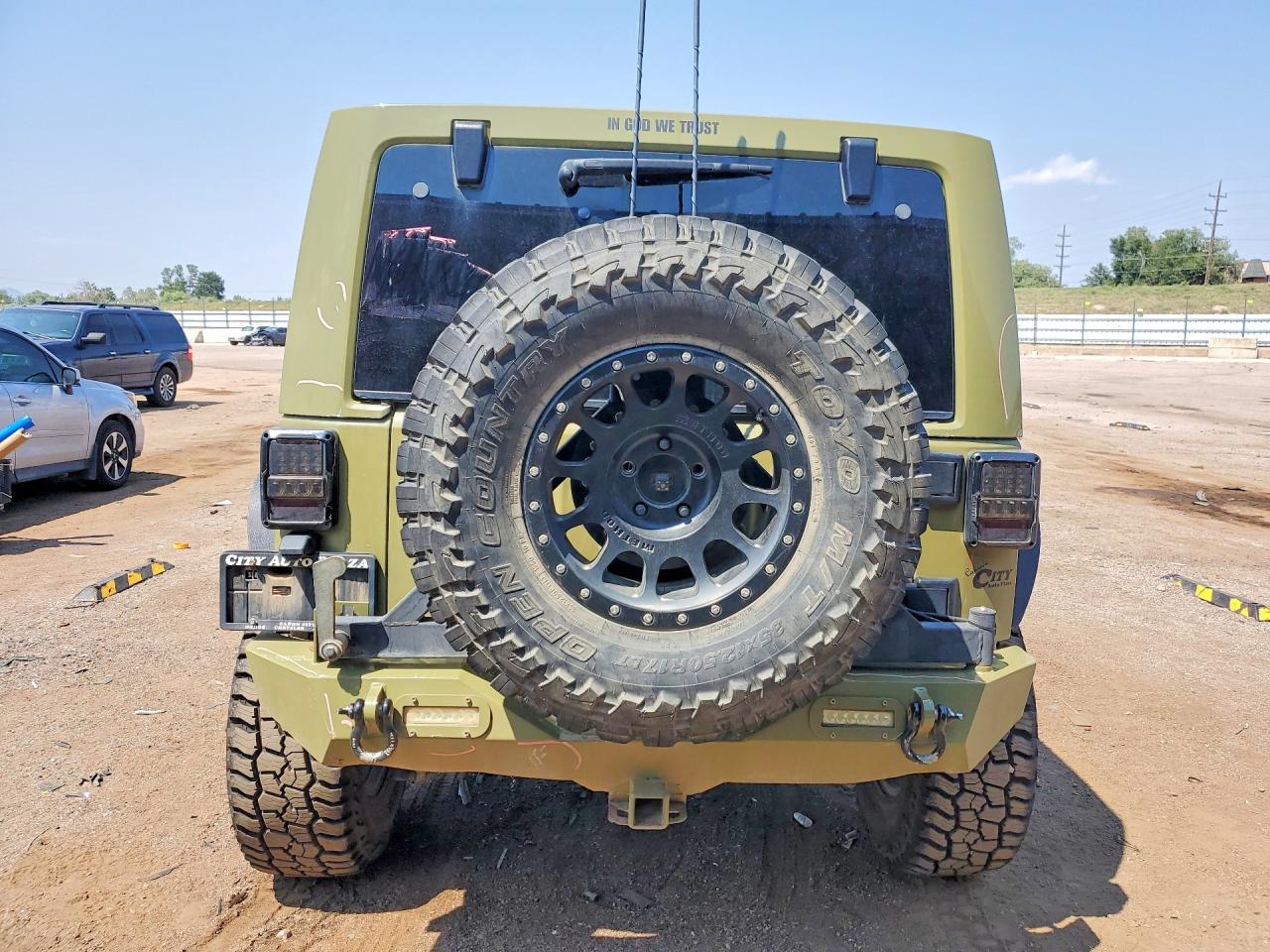 2013 Jeep Wrangler Unlimited Rubicon Green vin: 1C4HJWFGXDL539284