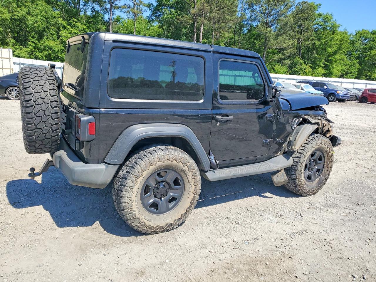 2023 Jeep Wrangler Sport Black vin: 1C4HJXAG4PW640496