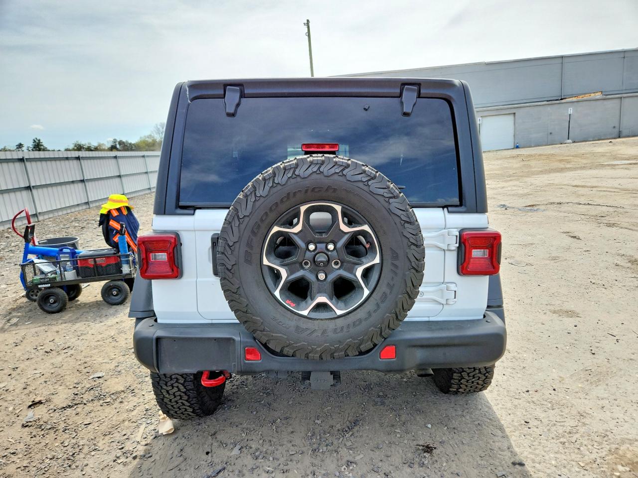 2023 Jeep Wrangler Rubicon White vin: 1C4HJXCG4PW567207