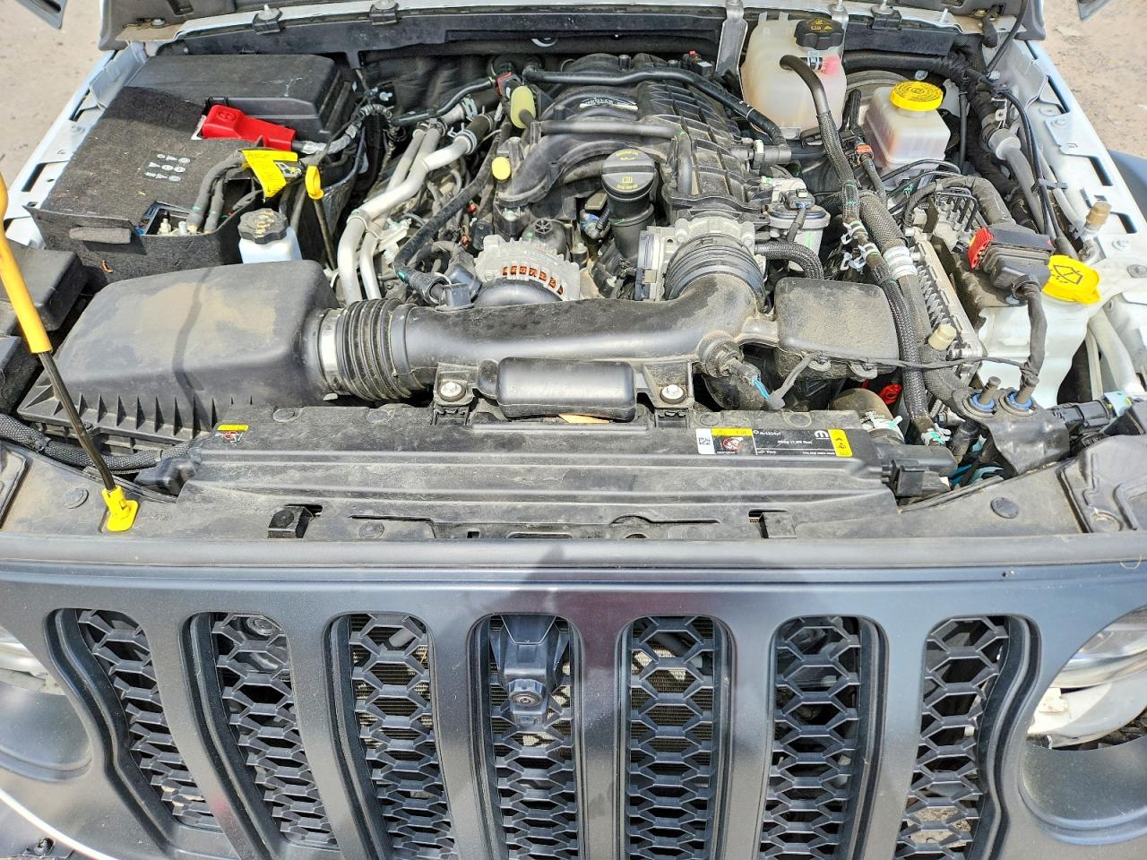2023 Jeep Wrangler Rubicon White vin: 1C4HJXCG4PW567207