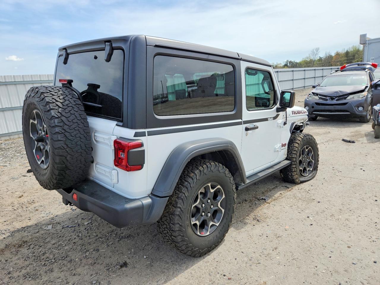 2023 Jeep Wrangler Rubicon White vin: 1C4HJXCG4PW567207