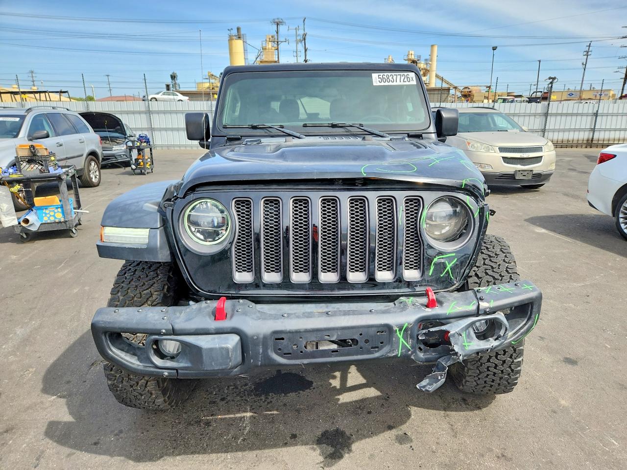 2021 Jeep Wrangler Rubicon Черный vin: 1C4HJXCG7MW541325