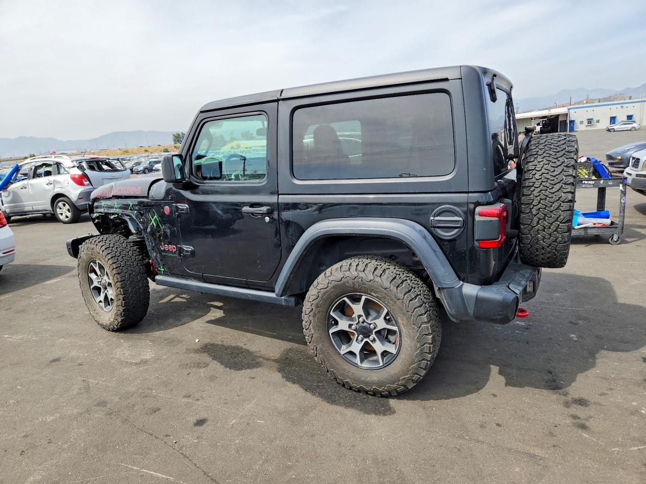 2021 Jeep Wrangler Rubicon Черный vin: 1C4HJXCG7MW541325