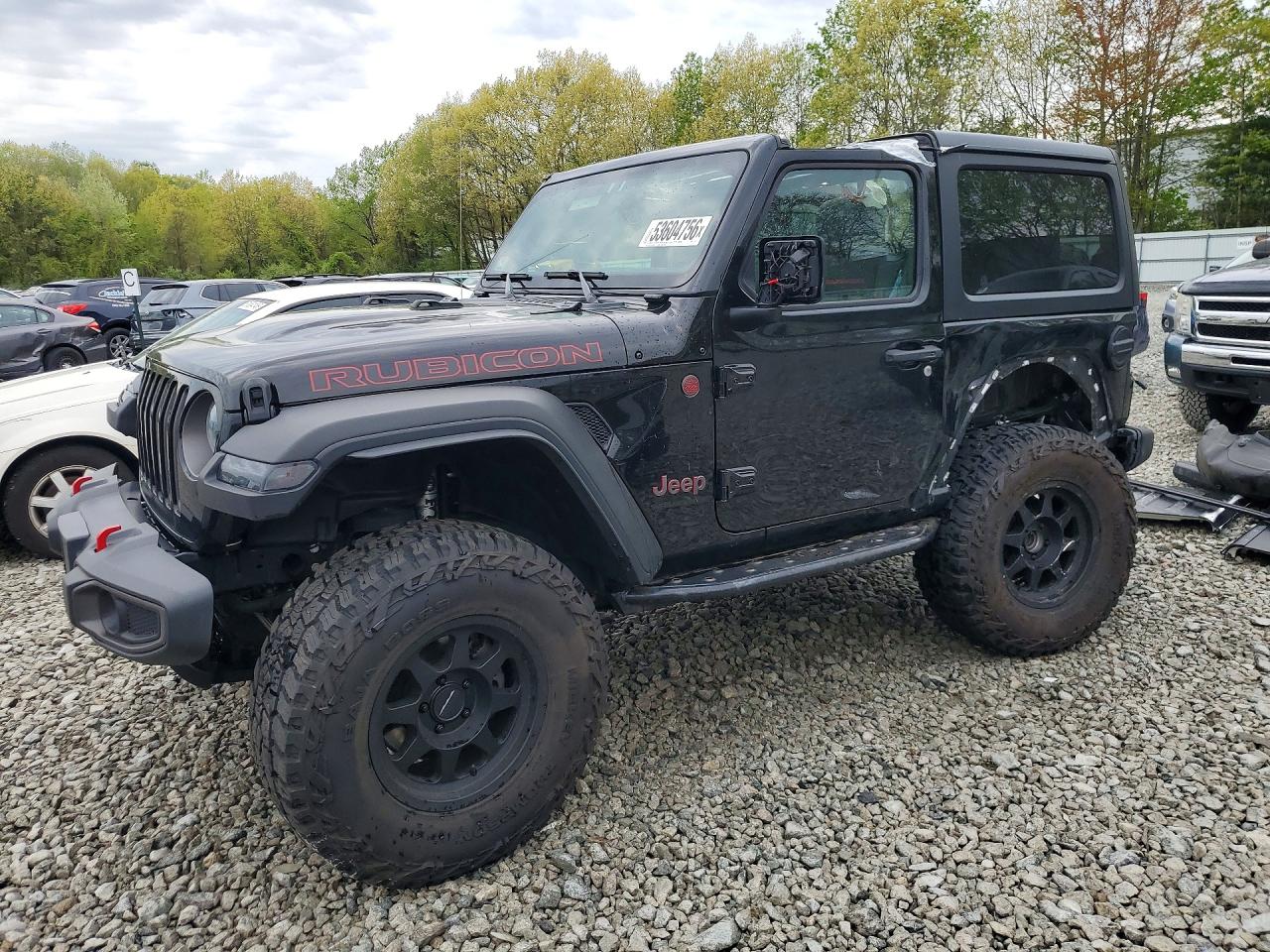 2023 Jeep Wrangler Rubicon Black vin: 1C4HJXCG7PW614195