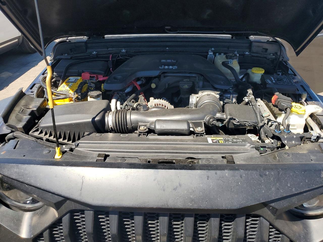 2019 Jeep Wrangler Unlimited Sport Серый vin: 1C4HJXDG1KW691460