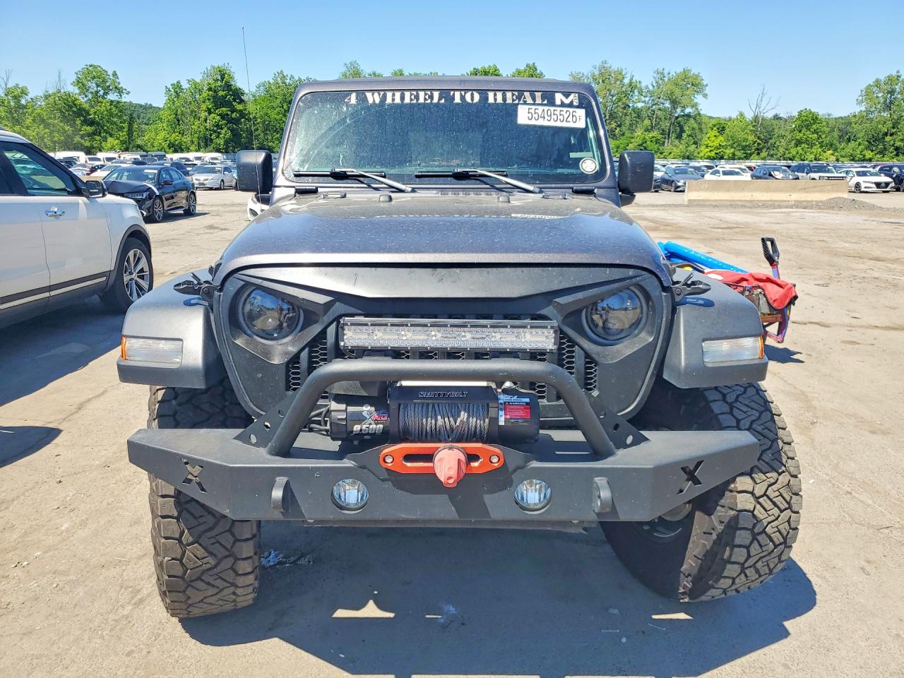 2019 Jeep Wrangler Unlimited Sport Серый vin: 1C4HJXDG1KW691460