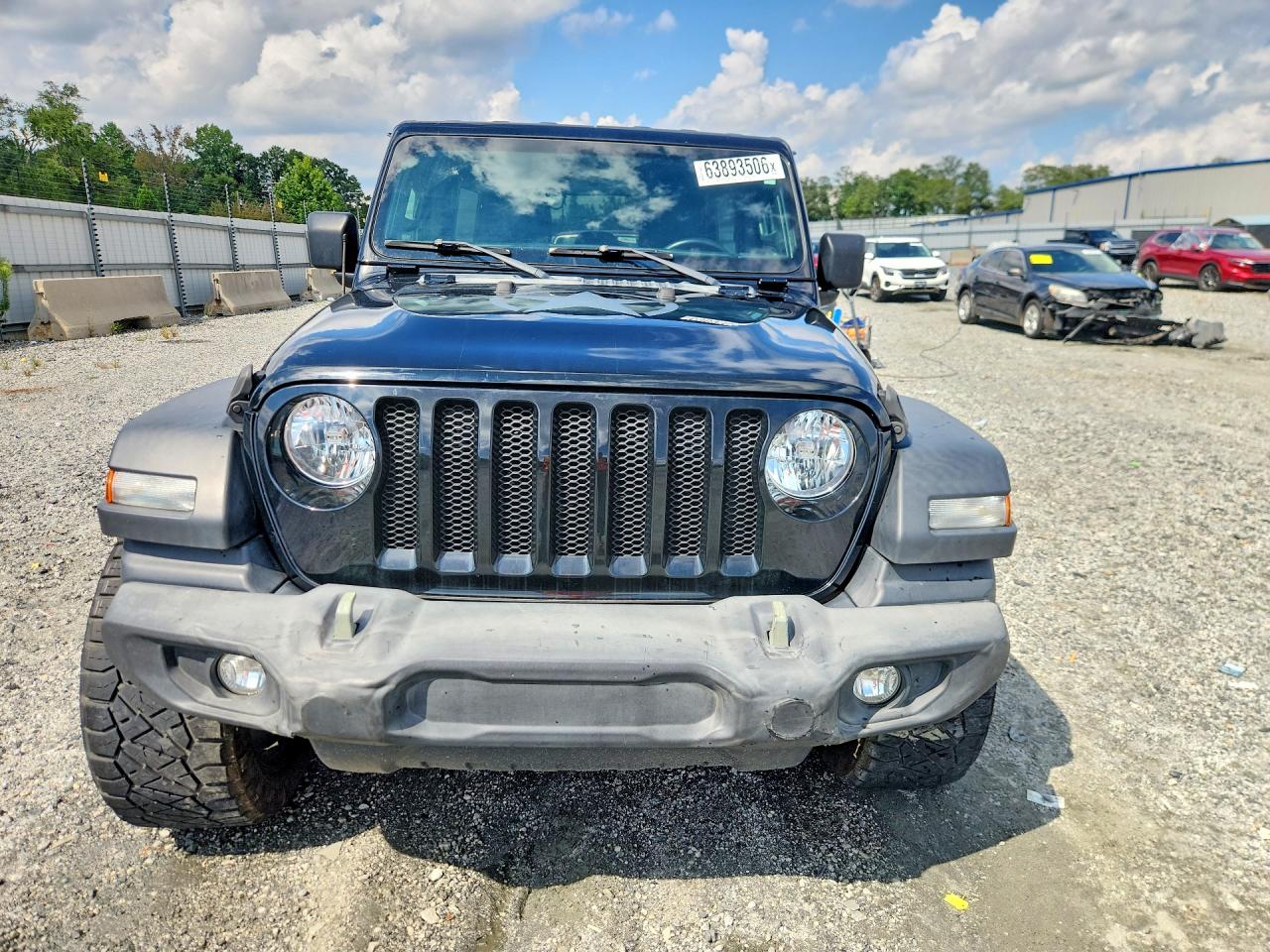 2020 Jeep Wrangler Unlimited Sport Черный vin: 1C4HJXDG1LW274633