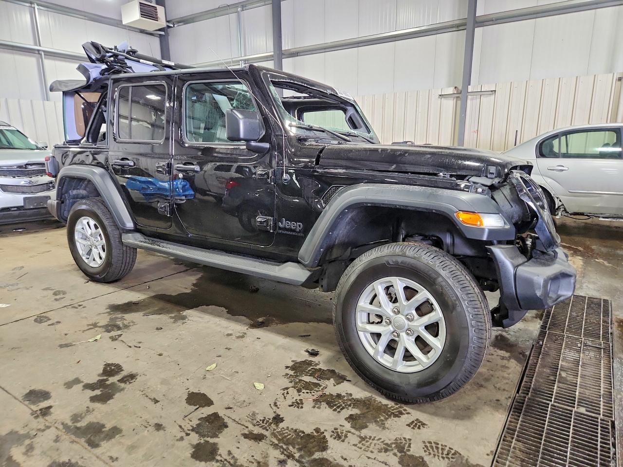 2023 Jeep Wrangler Sport Black vin: 1C4HJXDG1PW652830
