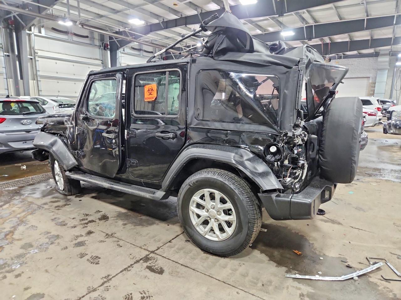 2023 Jeep Wrangler Sport Black vin: 1C4HJXDG1PW652830