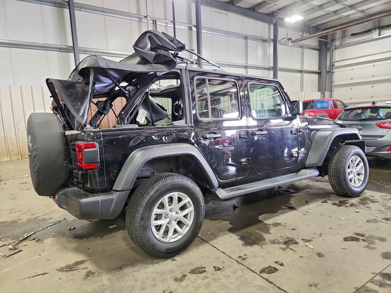 2023 Jeep Wrangler Sport Black vin: 1C4HJXDG1PW652830